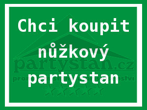 Nůžkové stany na party