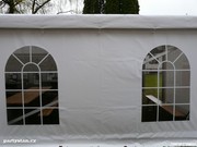 PVC boční plachty s oknem ''church''